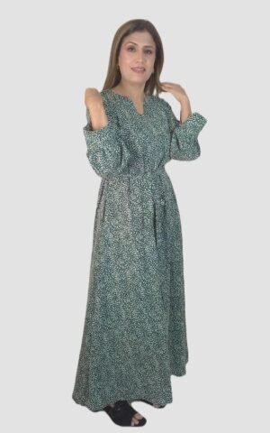 1 Piece - Georgette Green Maxi