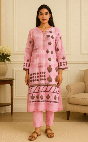 1 Piece | Lawn Digital Print | Pink